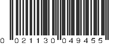 UPC 021130049455