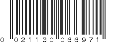 UPC 021130066971
