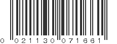 UPC 021130071661