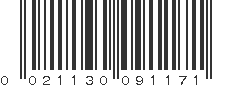 UPC 021130091171