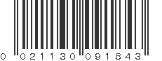 UPC 021130091843