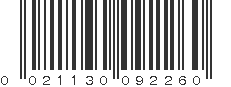 UPC 021130092260