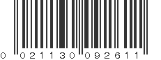 UPC 021130092611