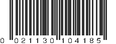 UPC 021130104185