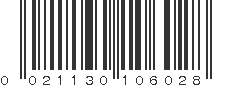 UPC 021130106028