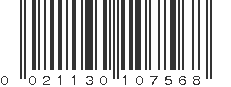 UPC 021130107568