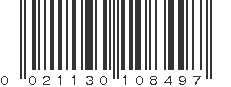 UPC 021130108497