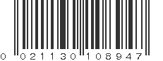 UPC 021130108947