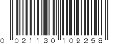 UPC 021130109258