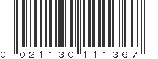 UPC 021130111367