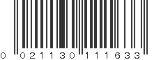 UPC 021130111633