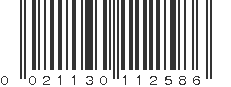 UPC 021130112586