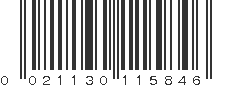 UPC 021130115846