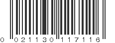 UPC 021130117116