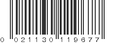 UPC 021130119677