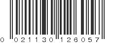 UPC 021130126057