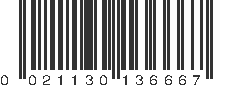 UPC 021130136667