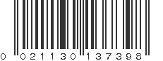 UPC 021130137398