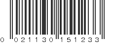 UPC 021130151233