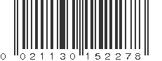 UPC 021130152278