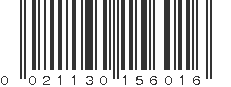 UPC 021130156016