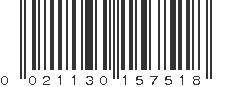 UPC 021130157518