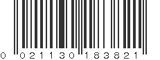 UPC 021130183821