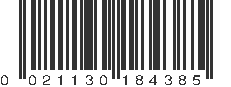 UPC 021130184385