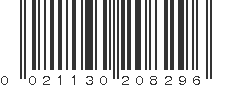 UPC 021130208296