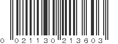 UPC 021130213603