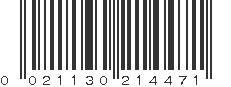 UPC 021130214471