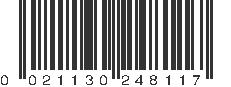 UPC 021130248117