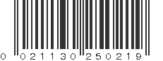 UPC 021130250219