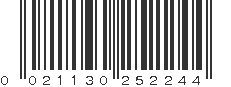 UPC 021130252244