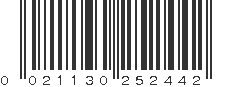 UPC 021130252442