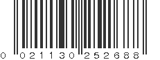 UPC 021130252688