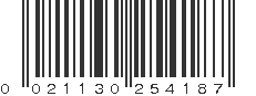 UPC 021130254187