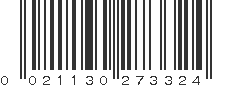 UPC 021130273324