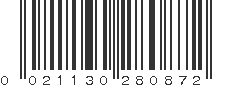 UPC 021130280872
