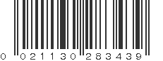 UPC 021130283439