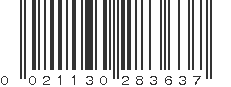 UPC 021130283637