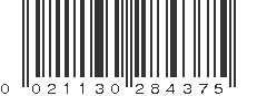 UPC 021130284375