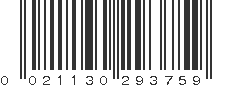 UPC 021130293759