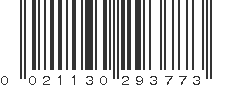 UPC 021130293773