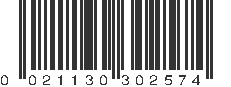 UPC 021130302574