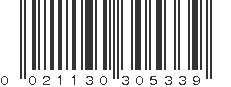 UPC 021130305339