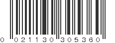 UPC 021130305360