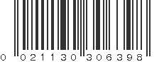 UPC 021130306398