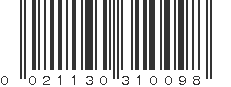 UPC 021130310098