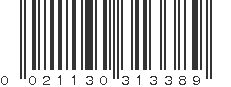 UPC 021130313389